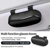 Car Sunglasses Holder Sun Visor Eyeglass Storage Box Portable Auto Glasses Case Organizer