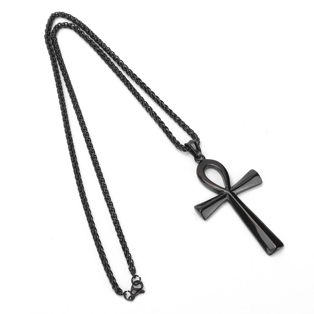 Men Stainless Steel Necklace Chain Exquisite Fashionable Pendant Necklace Accessory Gift