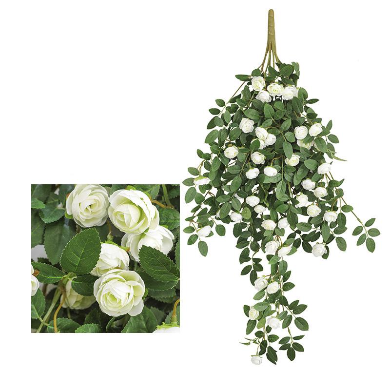 

1 шт., настенный декор, искусственные цветы, розовая лоза, свадебный цветочный арочный декор, шелковые цветы белый