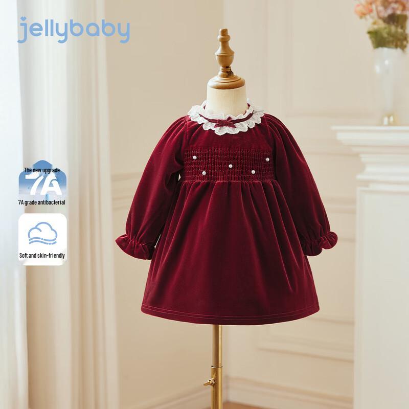 

JELLYBABY Платье-принцесса с французским рюшевым воротником 30