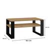 Moderner 1S ARTISAN BLACK Couchtisch