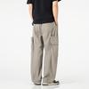 Trendy brand overalls men's casual loose multi-pocket men's trousers high-end pants men's summer new models