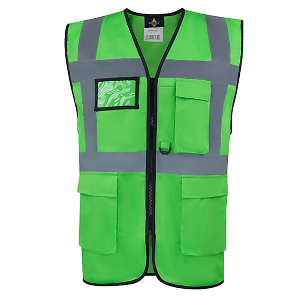 Korntex Unisex Adult CO² Neutral Hamburg Multi-Functional Hi-Vis Vest