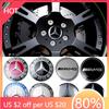 New 2025 Hot 56/60/65mm Car Wheel Center Hub Cap Badge Sticker Cover For Mercedes Benz W176 W177 W204 W205 W212 W213 W206 X156 X