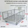 Lianzhicheng Collapsible Warehouse Mesh Utility Cart