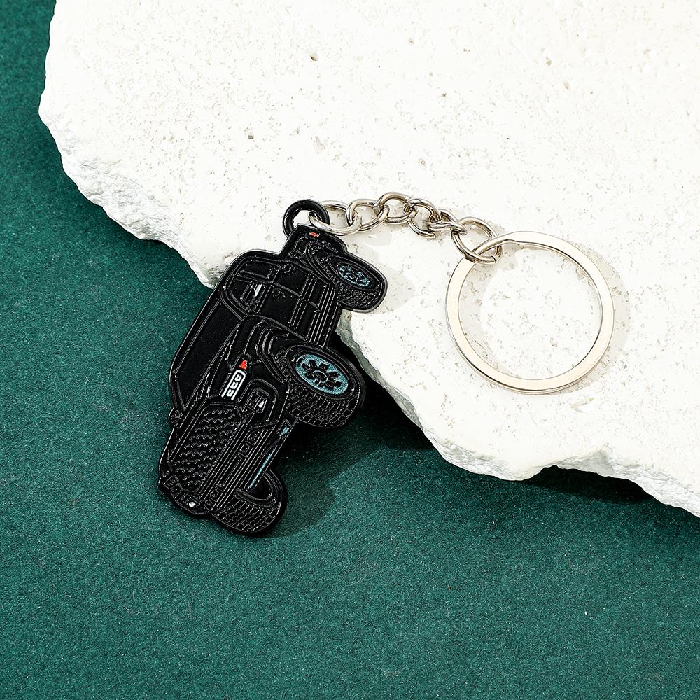 Car Model Pendant Keychain Tacoma Style Metal Keychain Suitable for Jeep Durable Decor Accessories