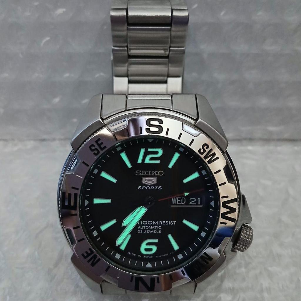 Used SEIKO Beautiful Condition  5 Sports [SRP-TS] Automatic Watch Good Condition [With Box]