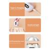 Automatic Nail Trimmer and Polishing Tool Built In LED Light USB Rechargeable Portable Design for Differernt Ages