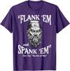 Flank Em Spank Em Sun Tzu Kunst des Krieges Lustiges Zitat Grafik T-Shirt Lässiges Baumwoll-T-Shirt für Männer Frauen