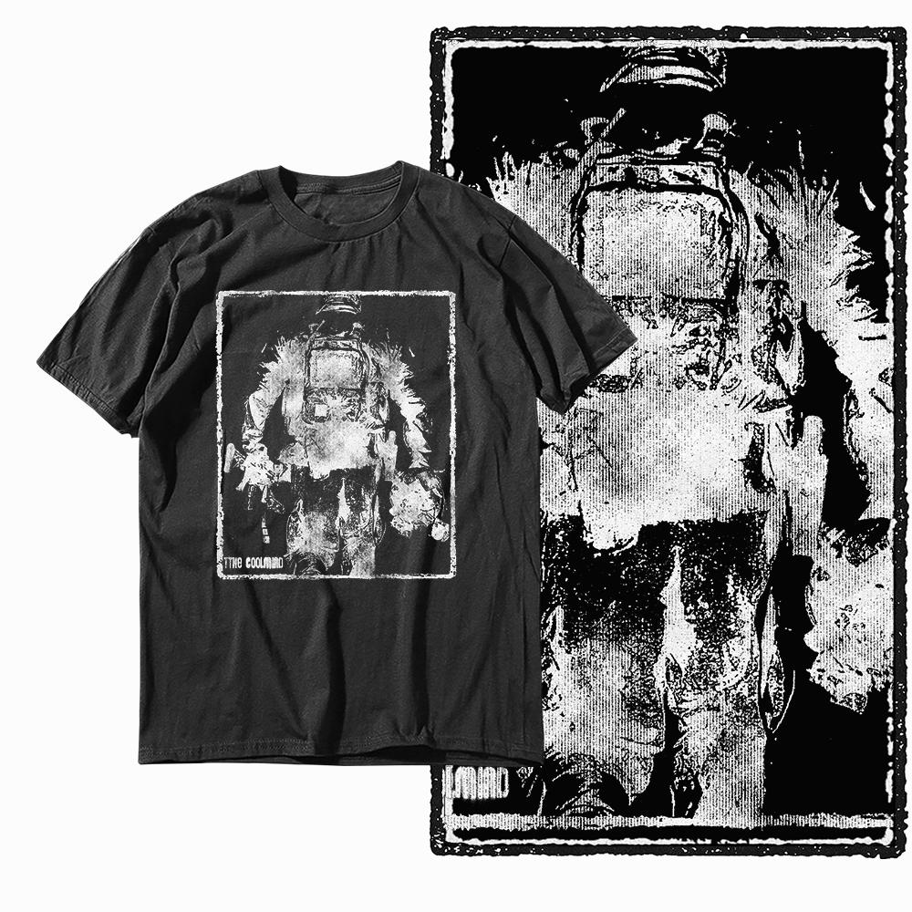 Cotton Big Size Vintage Graphic tshirt Unisexs Anti War TShirt Peace No War Graphic Print Cotton Short Sleeve Tee Shirt G81 S