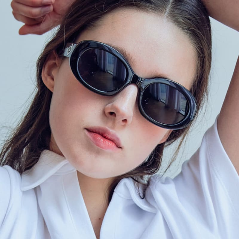 RECLOW RECLOW CREAM NO.1 BLACK SUNGLASS Sunglasses