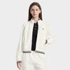 FILA Heritage Classic Minimalist Fashion Casual Versatile Comfortable Jacket Women jackets Cloud-Mushroom-White F11W618504FWT