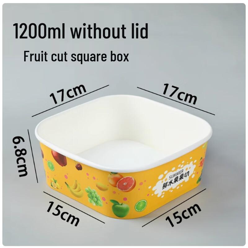 Shengbilai Disposable Square Fruit Containers