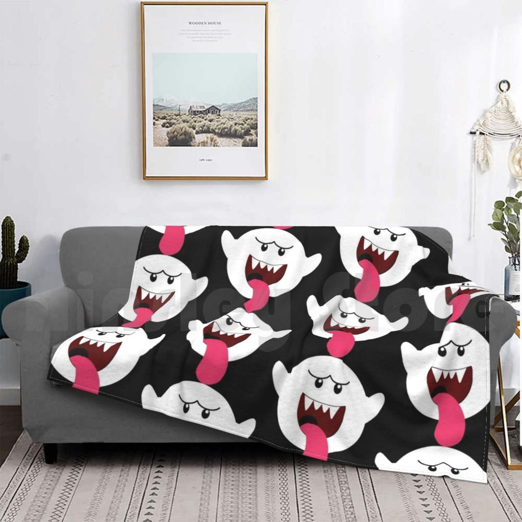 Boo Face Blanket Fashion Custom Comics Videogames Star Fox Peppy Mccloud Smash Toad Peach Snorlax