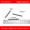Micro Precision Extension Tension Spring Set with Hooks, 0.4mm Wire Diameter, 3-5mm Outer Diameter