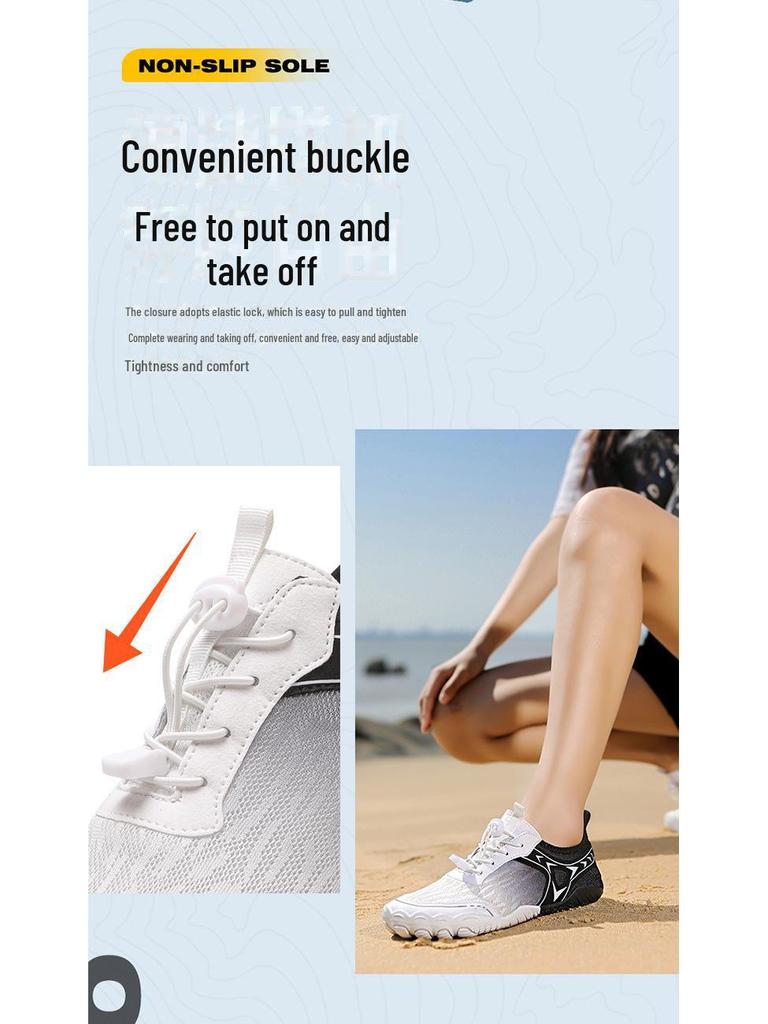 Męskie i Damskie Antypoślizgowe Buty do Wody do Canyoningu, na Plażę i do Nurkowania - Odporne na Zarysowania, Szybkoschnący Design.