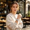 2 Stück Nylon-Handgelenk-/Armband Exklusiv für Garmin CIRQA Smart Band Leichtes Armband Atmungsaktiv für Garmin CIRQA Den ganzen Tag tragen