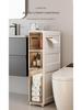 Ultra-Narrow Multi-Layer Crevice Storage Cabinet for Bathroom or Kitchen
