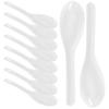 60pcs Plastic Spoons Disposable Utensils Transparent Cutlery Spoons Small Spoons Disposable Spoons Disposable Cutlery