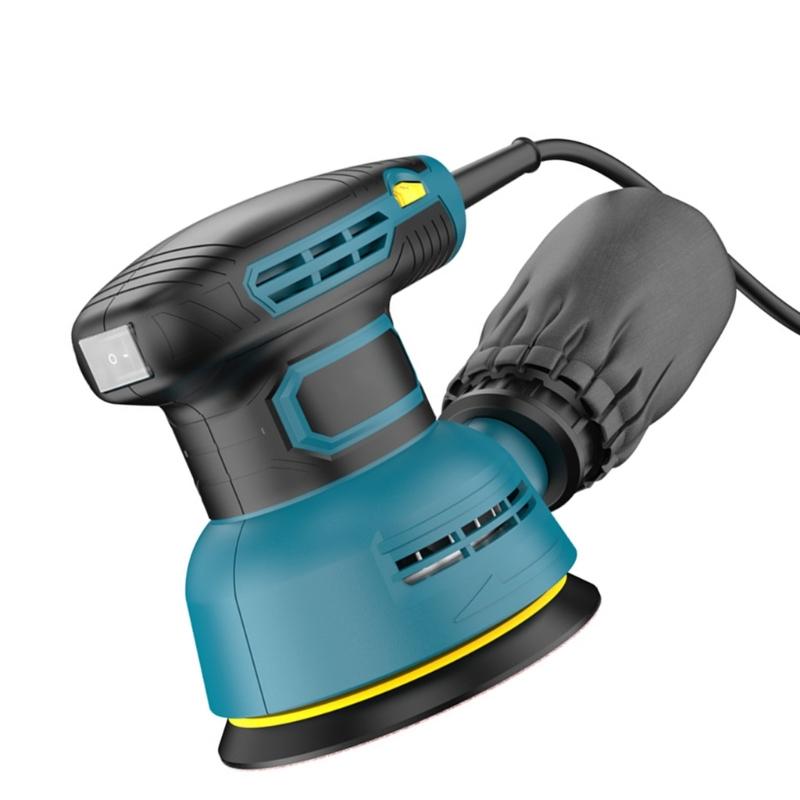 Quiet 6 Speed Grinder with Ergonomic Grip 5Inch Random Orbital Sander for DIY Projects and Professional Polishing Tasks