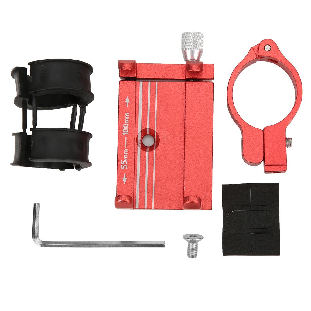 Phone Mount High Hardness Light Corrosion Resistance Firmly Install for for 31.8mm 25.4mm 22.2mm HandlebarsRed