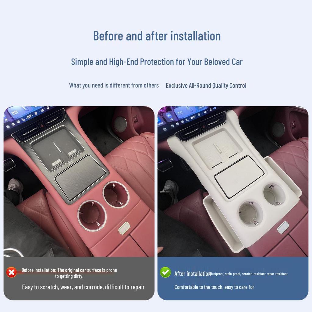 Silicone Anti-Slip Center Console Pad & Wireless Charger for AITO M8