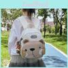 Cute Bear Toddler School Bag With Polyester Lining And Cartoon Animal Design For Boys And Girls