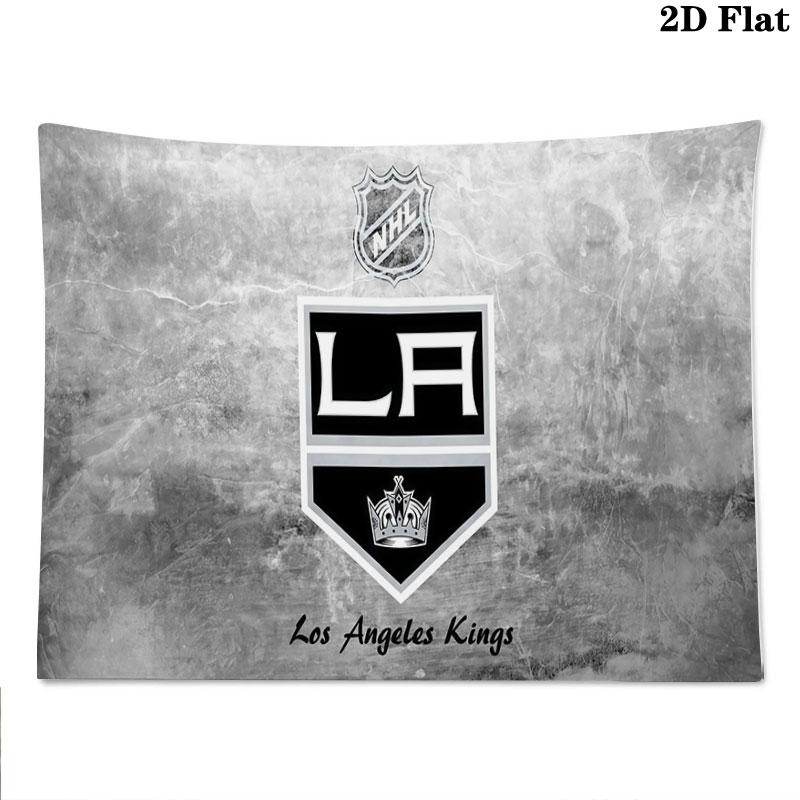 LA Kings Wandteppich, ästhetische bedruckte Stoffdecke, geeignet für Schlafzimmer, Wohnzimmer und Heimdekoration.