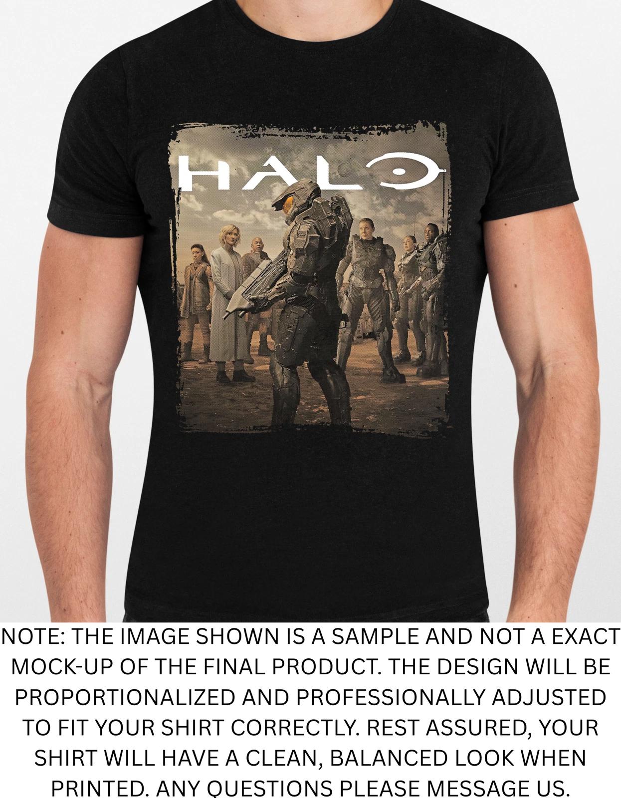 Men s and Women s T-shirts Halo Graphic S