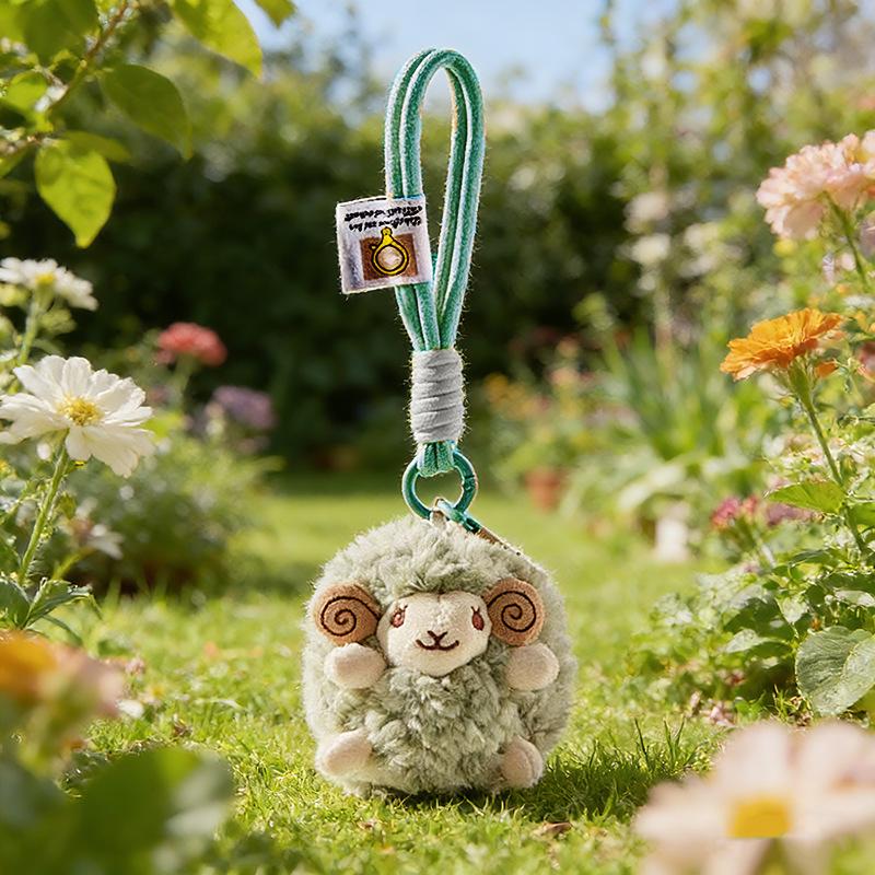 Kawaii Sheep Doll Keychain Plush Toy Pendant