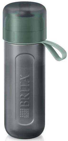 Brita active 0.6 l pastel green filter bottle + 2 microdisc filters