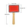 Pet Wooden Handle Needle Comb Massage Comb for Removing Floating Hair Products