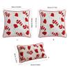 Pillowcase Soft Velvet Plushie Christmas Cushion Cover Exquisitely Embroidery Sofa Bed PIllow Case 1Piece