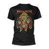 Megadeth Unisex Erwachsenen Nuclear Glow Heads T-Shirt