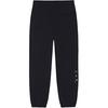 Li Ning Wade Series Solid Color Logo Print Elastic Waist Cuffed Sports Pants Men bottoms Black AKXSB93-1