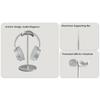Aluminum Alloy Headphone Stand Desktop Headset Holder Metal Gaming Headphone Hanger Black Silver Color