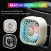 New Mini Car Air Outlet Cooling Fan Adjustment Powerful USB Light Creative Low Noise Multi-function Mini Car Interior Fan Cooler
