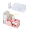 W89C Ausziehbarer Schreibtisch-Schreibwaren-Buch-Stifthalter Ständer Kosmetik-Make-up-Werkzeuge Etui