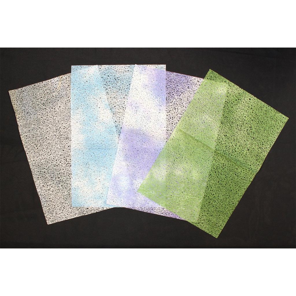 Kyo No Zou Handmade Tosa Washi Paper, 10 Colors, 200x300mm, Miyakozome Japanese Watermark Style, 2-461