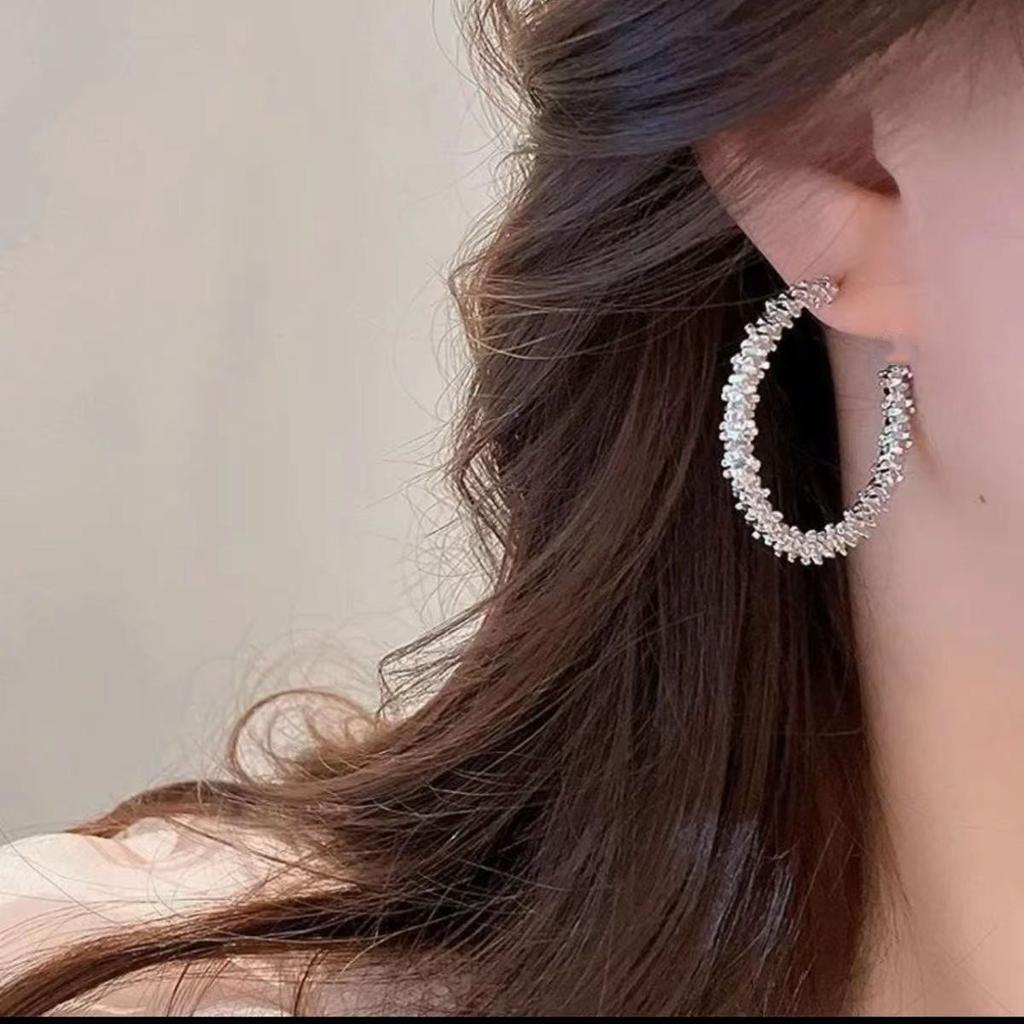 New Fashion Trend Unique Design Elegant Delicate Geometric Round Earrings For Women Jewelry Wedding Party Premium Gifts