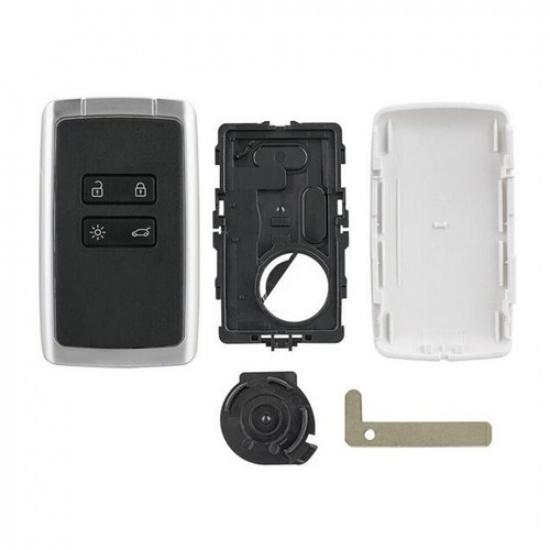 4 Button Key Shell Cover Remote Fob For Renault Koleos Megane Captur 2016 -