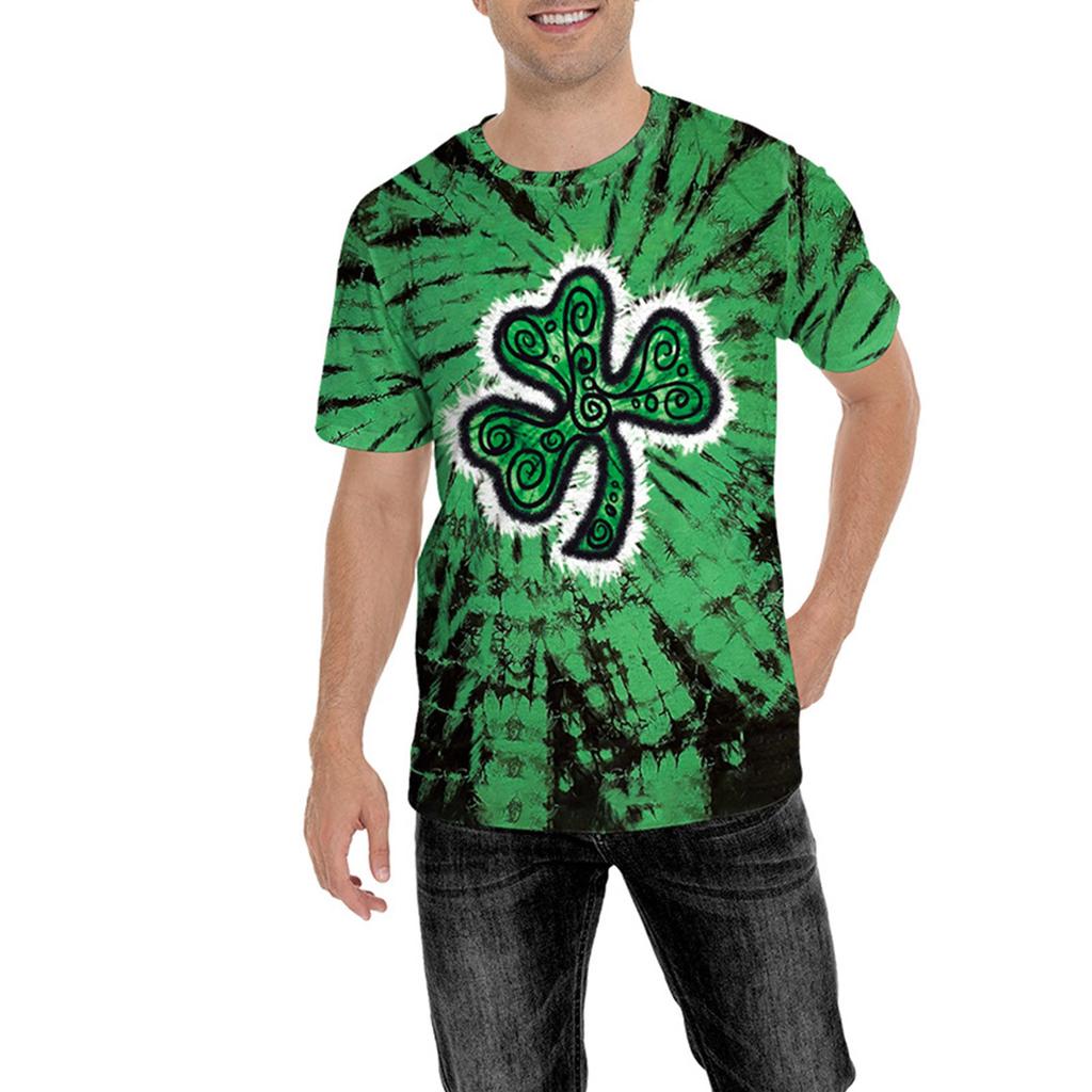 Irish Festival St. Patrick's Day Green Clothing Neck T-Shirt Men's