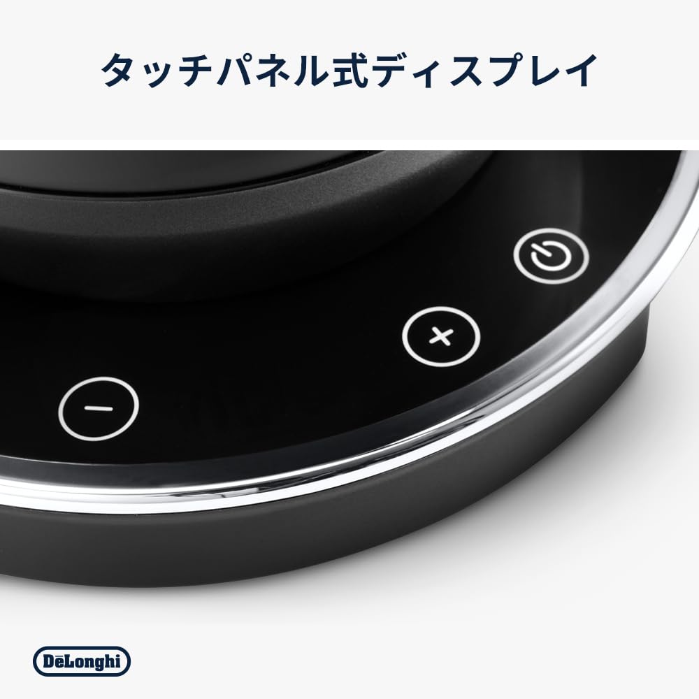 De'Longhi Electric Kettle Ecretica KBY1210J-BK with Temperature Control