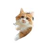 Cute Cat Expression Waterproof Bathroom Stickers - Self-Adhesive Cartoon Toilet Decor