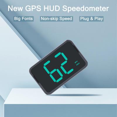 Car HUD GPS Head Up Display Digital Speedometer for All Car Truck Plug and Play Auto Part