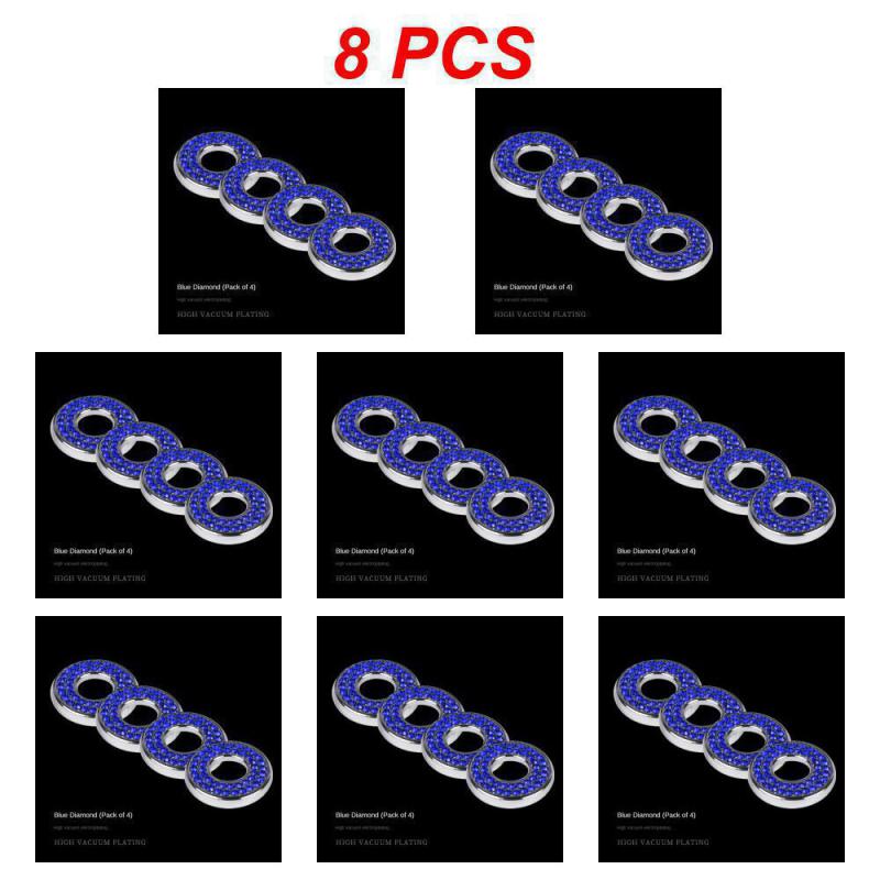 1~8PCS Door Lift Interior Trim Shining For Mercedes-benz Inner Door Lock Pull Cover Door Bolt Decorative Cover