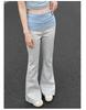 Pantaloni da Yoga a Zampa d'Elefante Color Block da Donna - Vita Bassa, Vita Alta, Versatili, Snellenti per Primavera/Estate