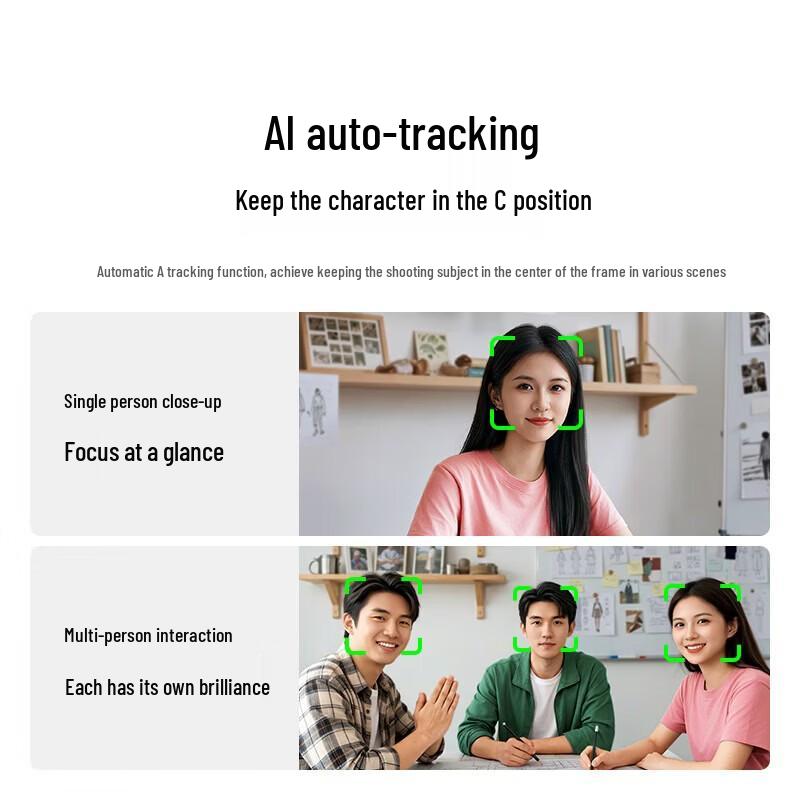UGREEN AI Tracking Live Webcam with Microphone