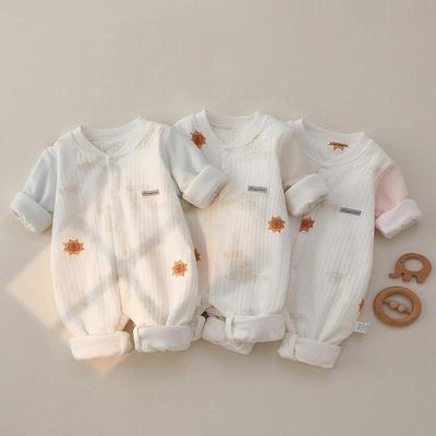 Warmer gepolsterter Baumwoll-Overall für Babys und Kleinkinder für Herbst/Winter