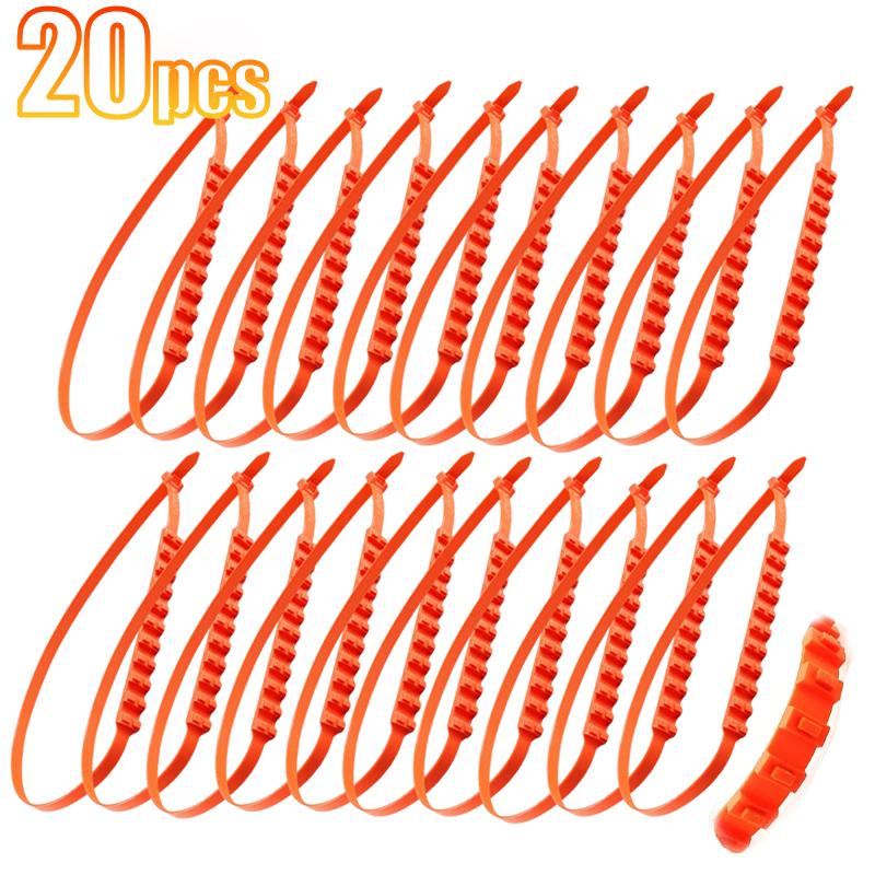 10/20pcs Car Tire Chain Nylon Tire Chain Universal Suv Truck Auto Tire Wheel Anti-slip Security Chain Adjustable Snow for Safe